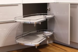 Le Mans-Schrank für Töpfe / Nierenschrank